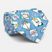 ジョニー・ブラボー・アイコン・パターン ネクタイ (ロール)