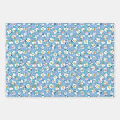 ジョニー・ブラボー・アイコン・パターン ラッピングペーパーシート (正面2)