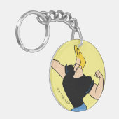 ジョニー・ブラボー・フレキシング キーホルダー (正面左)