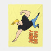 ジョニー・ブラボー・フレキシング フリースブランケット (正面)