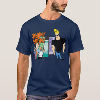 ジョニー・ブラボー フレンズ 楽しい Tシャツ