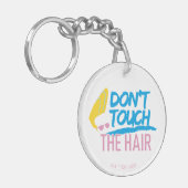 ジョニー・ブラボー – ヘアグラフィックTouchしない キーホルダー (正面左)