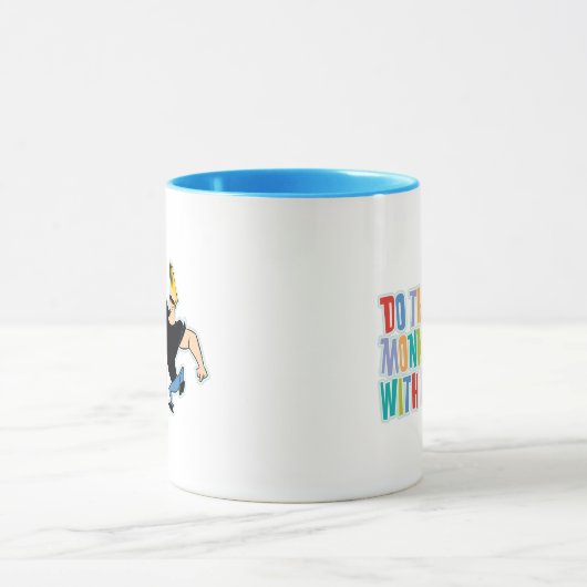 ジョニー・ブラボー – 私と一緒に猿をやれ! マグカップ (中央)