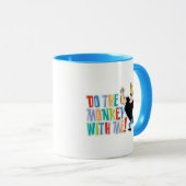 ジョニー・ブラボー – 私と一緒に猿をやれ! マグカップ (正面右)