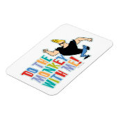 ジョニー・ブラボー – 私と一緒に猿をやれ! マグネット (左側)