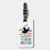 ジョニー・ブラボー – 私と一緒に猿をやれ！ ラゲッジタグ (正面縦)