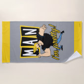 ジョニー・ブラボー – 私はかわいらし男 ビーチタオル (正面)