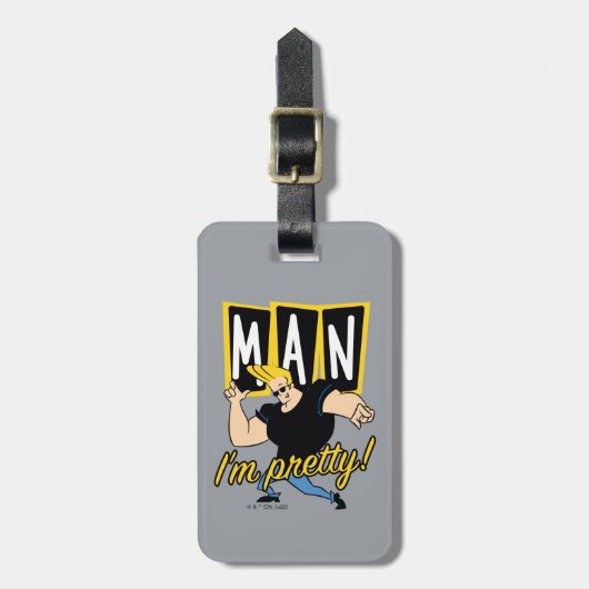 ジョニー・ブラボー – 私はかわいらし男 ラゲッジタグ (正面縦)