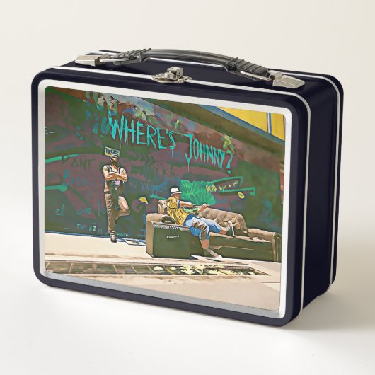 ジョニー・ランチボックスはどこだ メタルランチボックス (正面)