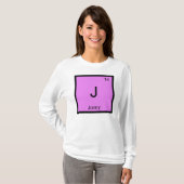 ジョニー 名前 化学元素 周期表 Tシャツ (正面フル)