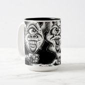 ジョニー「漫画"はo」の相棒"のマグを束ねます ツートーンマグカップ (正面左)