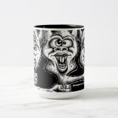 ジョニー「漫画"はo」の相棒"のマグを束ねます ツートーンマグカップ (中央)