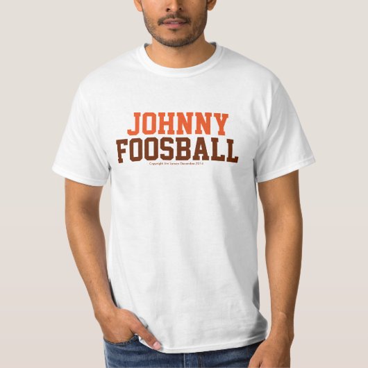 ジョニーFoosball Tシャツ (正面)