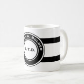 ジョニーH. Bolder 11のoz。 陶磁器のコーヒー・マグ コーヒーマグカップ (正面右)