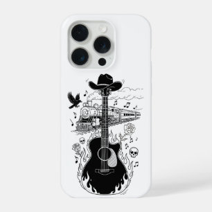 ジョニ・キャッシュ テーマのスマホケース iPhone 15 PROケース