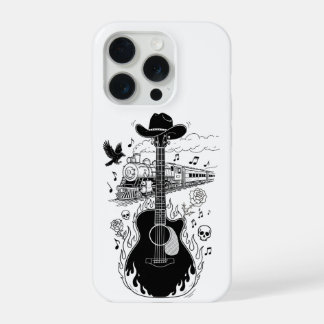 ジョニ・キャッシュ テーマのスマホケース iPhone 15 PROケース