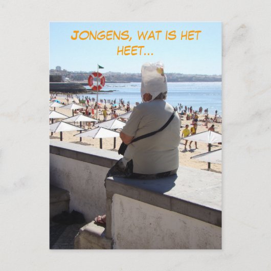 ジョネンス、ゾシート(オランダNederlands) おもしろい ポストカード (正面)
