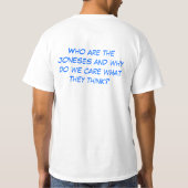 ジョネ保スと仲良くやっている Tシャツ (裏面)