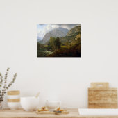 ジョハンクリスチャンダールビューオブフォルトゥンダレン ポスター (キッチン)