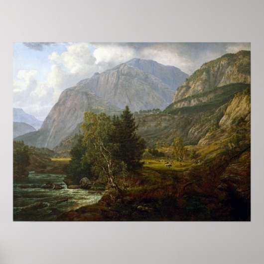 ジョハンクリスチャンダールビューオブフォルトゥンダレン ポスター (正面)