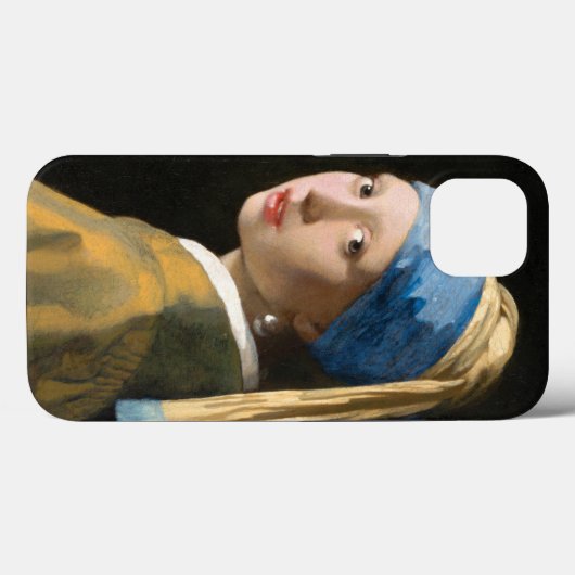 ジョハンヌ・ヴェルメアの真珠のイヤリングを持つ少女 Case-Mate iPhoneケース (裏面 (横))
