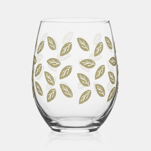 ジョハンリーフ – TWArt ステムなしワイングラス (右)