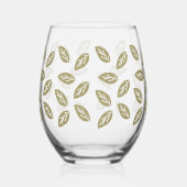 ジョハンリーフ – TWArt ステムなしワイングラス (左)