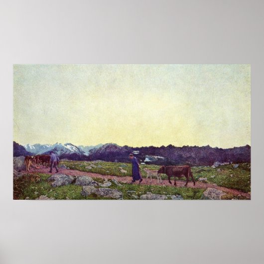 ジョバンニセガンティニ – 自然 ポスター (正面)