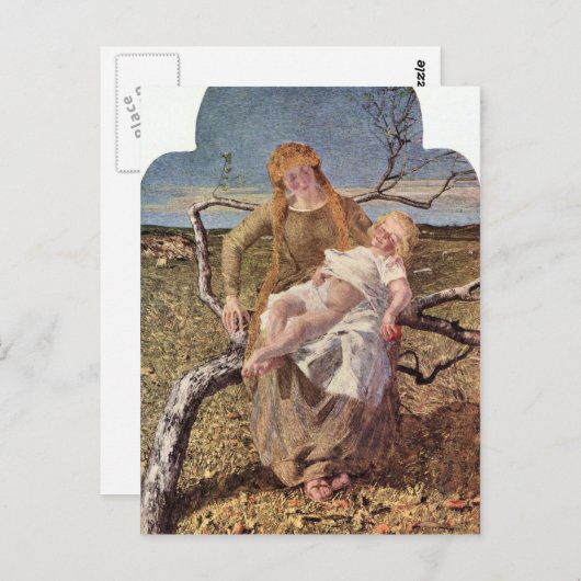 ジョバンニセガンティーニ – 愛の果実 ポストカード (正面/裏面)