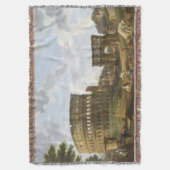 ジョバンニパオロパニーニビューオブザコロッセオ スローブランケット (正面縦)