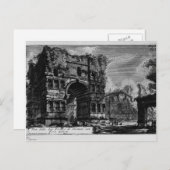 ジョバンニピラネシ – ジャヌスのアーチ ポストカード (正面/裏面)