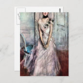 ジョバンニボルディニホワイトパステル写真 ポストカード (正面/裏面)