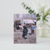 ジョバンニボルディニ – 通りを渡る ポストカード (スタンド正面)