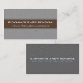 "ジョバンニ除雪"の名刺 名刺 (正面/裏面)