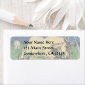 ジョバンニ・セガンティーニの疾走する馬、ヴィンテージアート ラベル (インサイチュ)