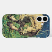 ジョバンニ・セガンティーニの疾走する馬、ヴィンテージアート Case-Mate iPhoneケース (裏面 (横))