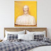 ジョバンニ・チェリーニの大理石バスト キャンバスプリント (インサイチュ (寝室))