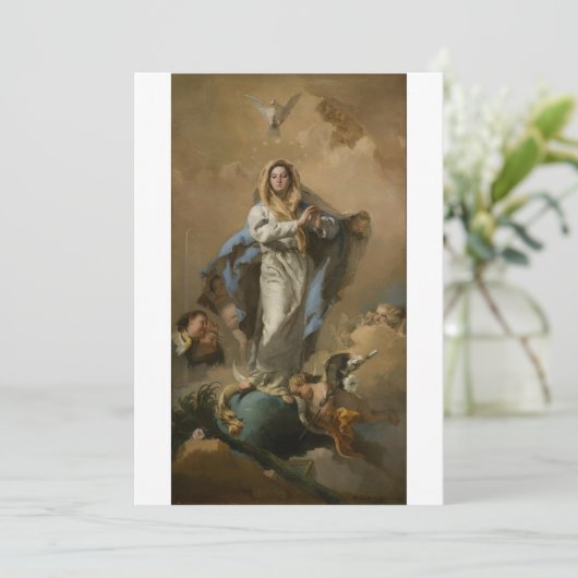 ジョバンニ・ティエポロの無原罪の御宿り 招待状 (スタンド正面)