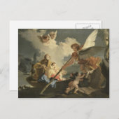 ジョバンニ・バティスタティポロによるエジプトへのフライト ポストカード (正面/裏面)