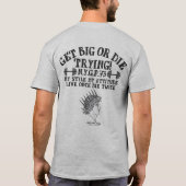 ジョバンニ・パオロ – 大きくなるか死ぬか Tシャツ (裏面)