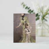 ジョバンニ・ボルディニ – マダムジョージフゴ&彼女の息子 ポストカード (スタンド正面)