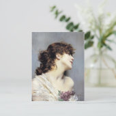 ジョバンニ・ボルディーニによる女性のプロフィール ポストカード (スタンド正面)