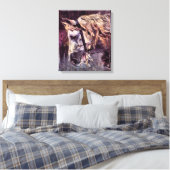 ジョバンニ・ボルディーニの『馬の頭部』、ヴィンテージ・アート キャンバスプリント (インサイチュ (寝室))