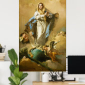 ジョバンニ・B・ティエポロによる純粋懐胎 ポスター (ホームオフィス)