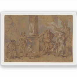 ジョバンニB.カスティリオーネ：ハガル排斥 シール