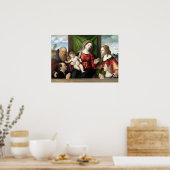 ジョバンニBattista Cima da Coneglianoのヴァージン ポスター (キッチン)