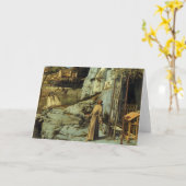 ジョバンニBellini著砂漠の聖者フランシス島 カード (黄色い花)