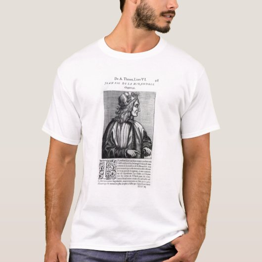 ジョバンニPicoのdella Mirandola、から Tシャツ (正面)