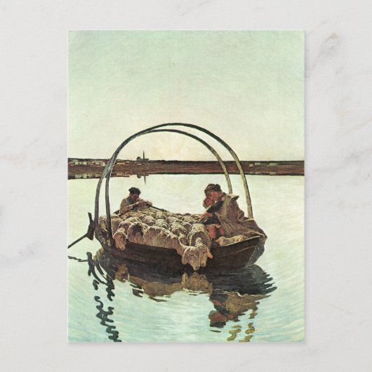 ジョバンニSegantini -アヴェマリア ポストカード (正面)