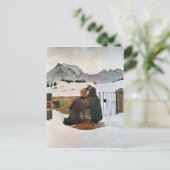 ジョバンニSegantini – 喪の痛み ポストカード (スタンド正面)